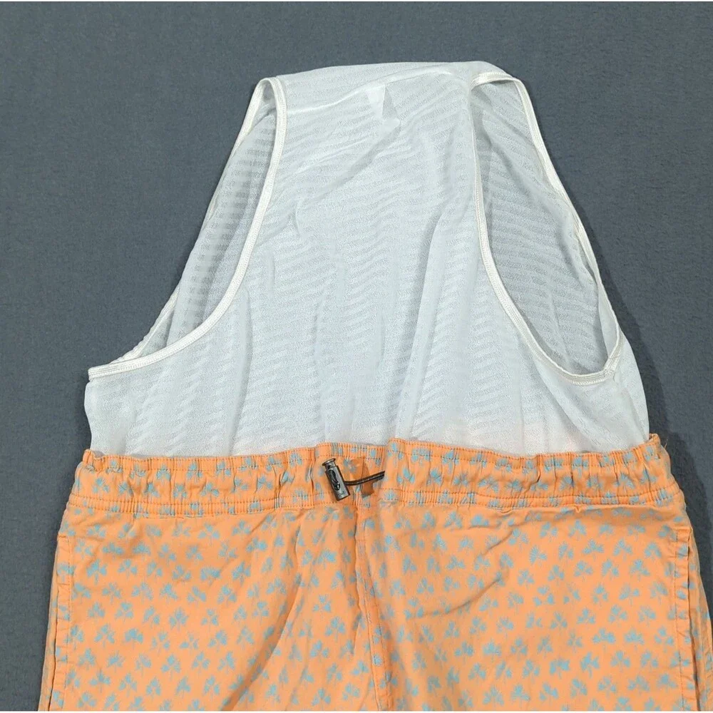 Zegna Sport Swim Trunks Men's L Orange Travel Vacation Beach